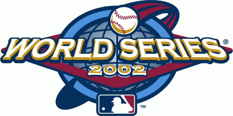 MLB World Series 2002 Primary Logo iron on transfers for clothing